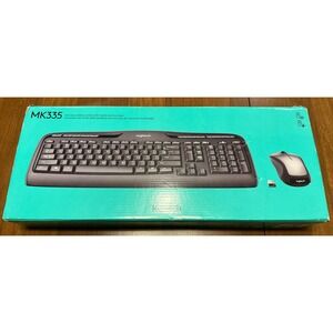 Logitech MK335‎ Wireless Keyboard And Mouse Combo Black 920-008478 Open Box
